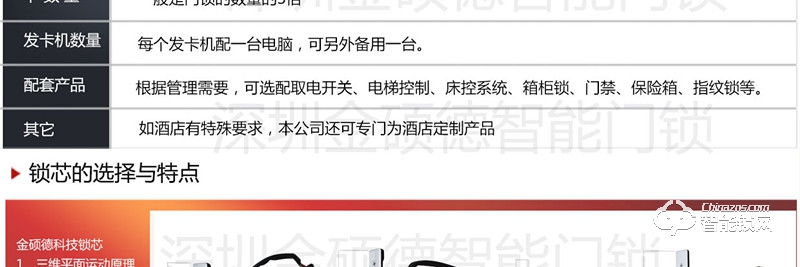 金硕德智能锁 508酒店智能门锁