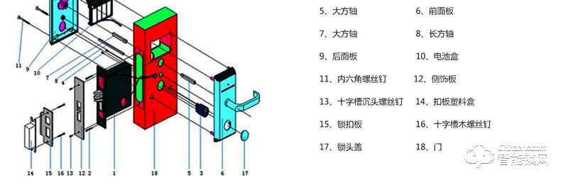 金硕德智能锁 508酒店智能门锁